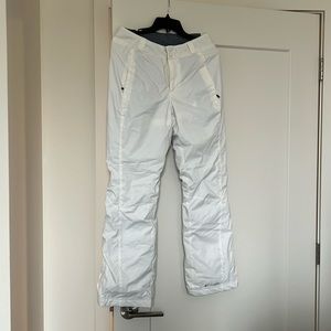 Columbia white ski pants